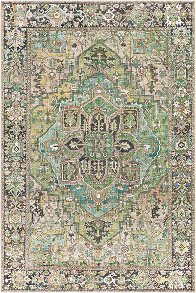 LIVABLISS Iris IRS-2361 Green Area Rug