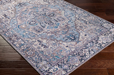 LIVABLISS Iris IRS-2362 Blue Area Rug