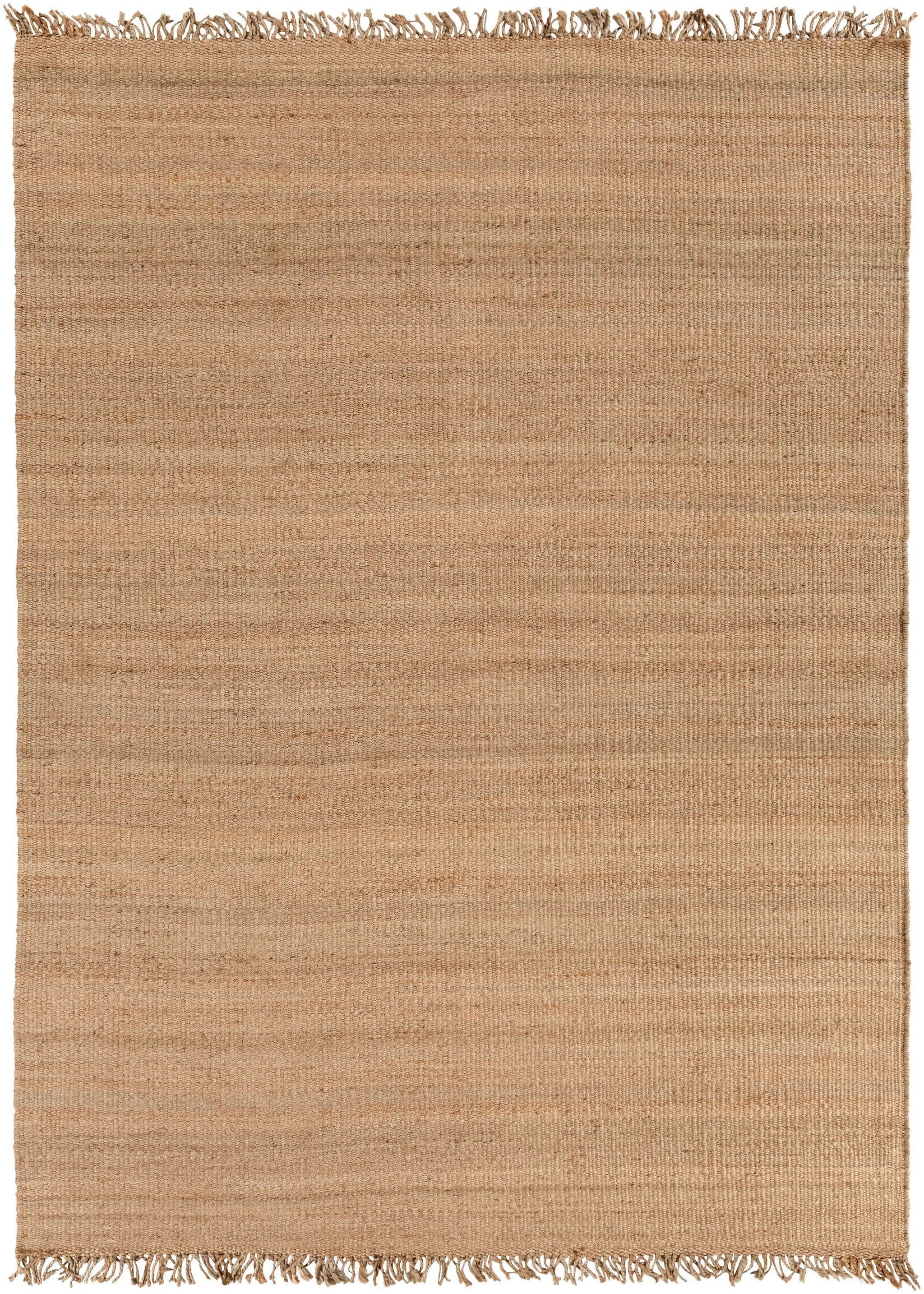 Jute Natural Beige Area Rug by LIVABLISS