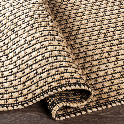 Surya Jasmine JAM-2300 Black Area Rug by LIVABLISS