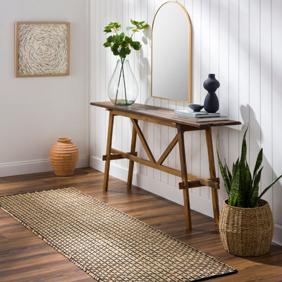 Surya Jasmine JAM-2300 Black Area Rug by LIVABLISS