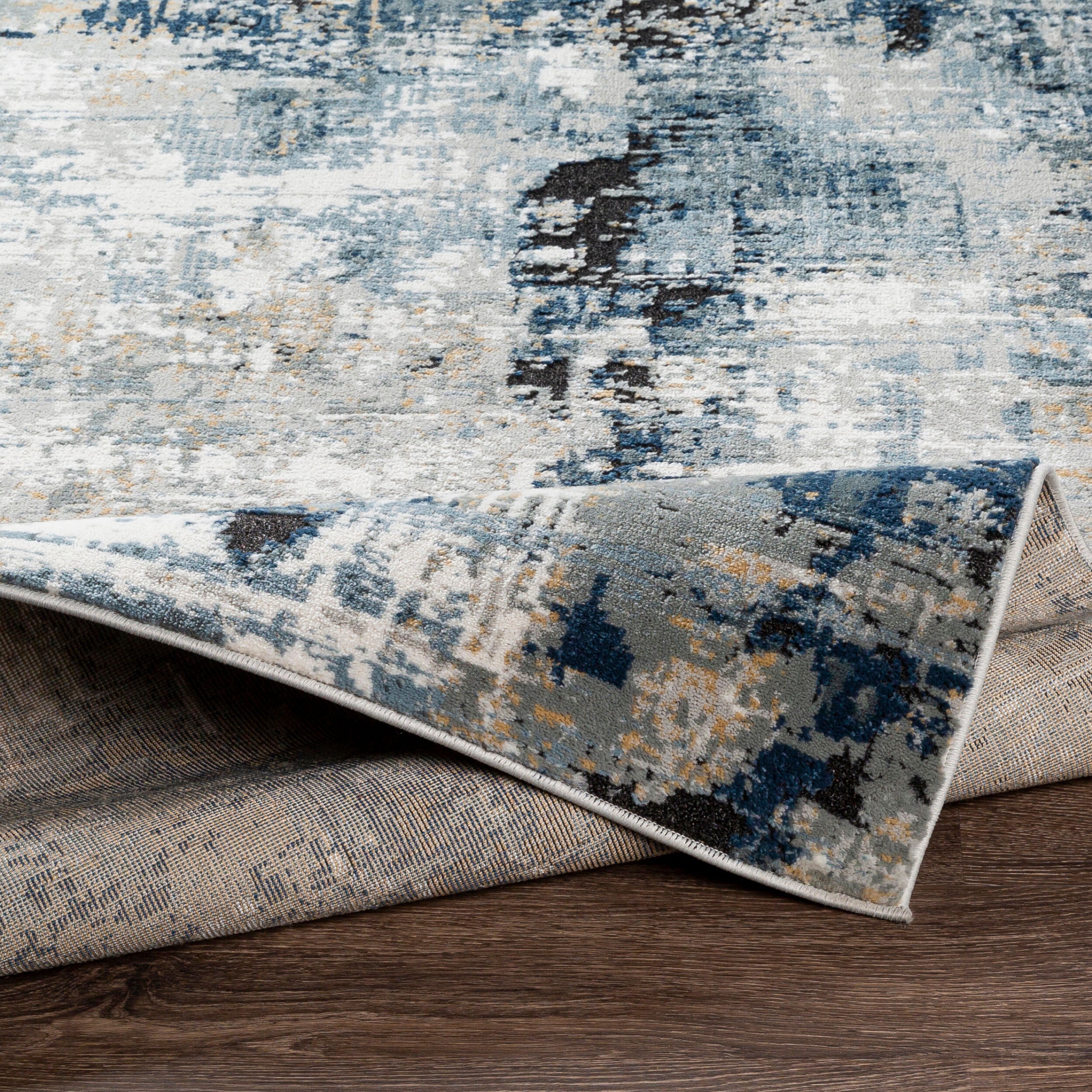 Surya Jolie JLO-2300 Dark Blue Area Rug by LIVABLISS