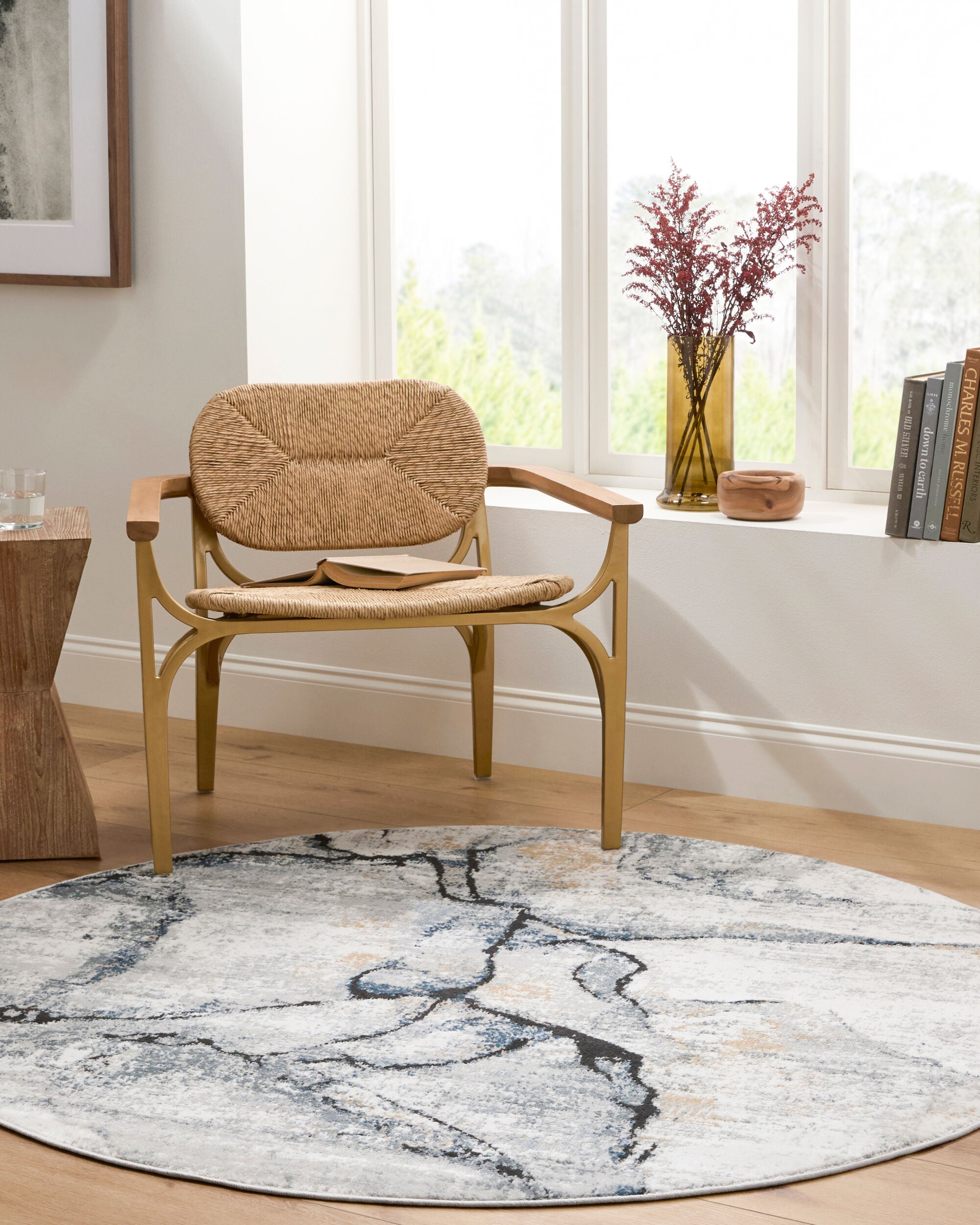 Surya Jolie JLO-2316 Medium Gray Area Rug by LIVABLISS