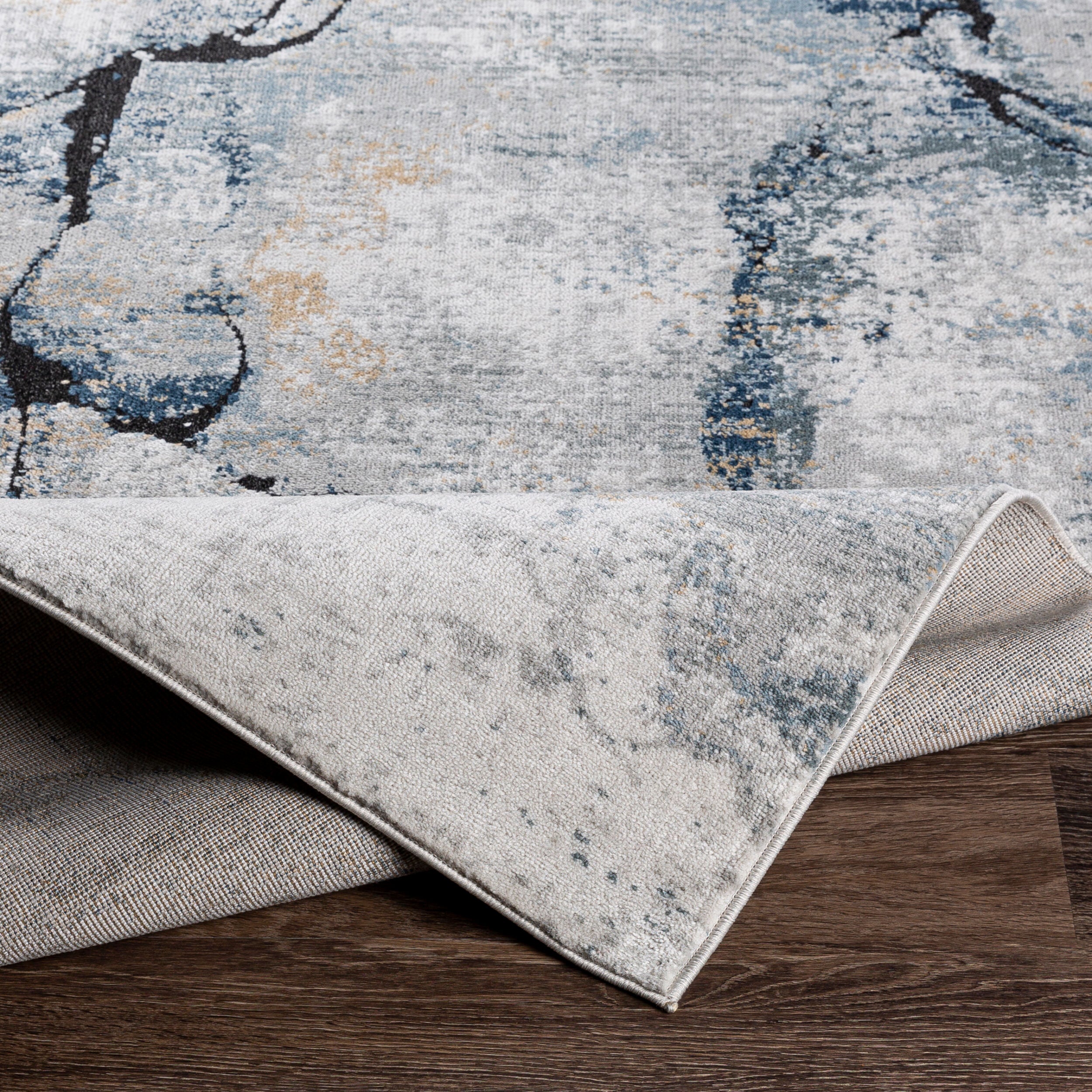 Surya Jolie JLO-2316 Medium Gray Area Rug by LIVABLISS