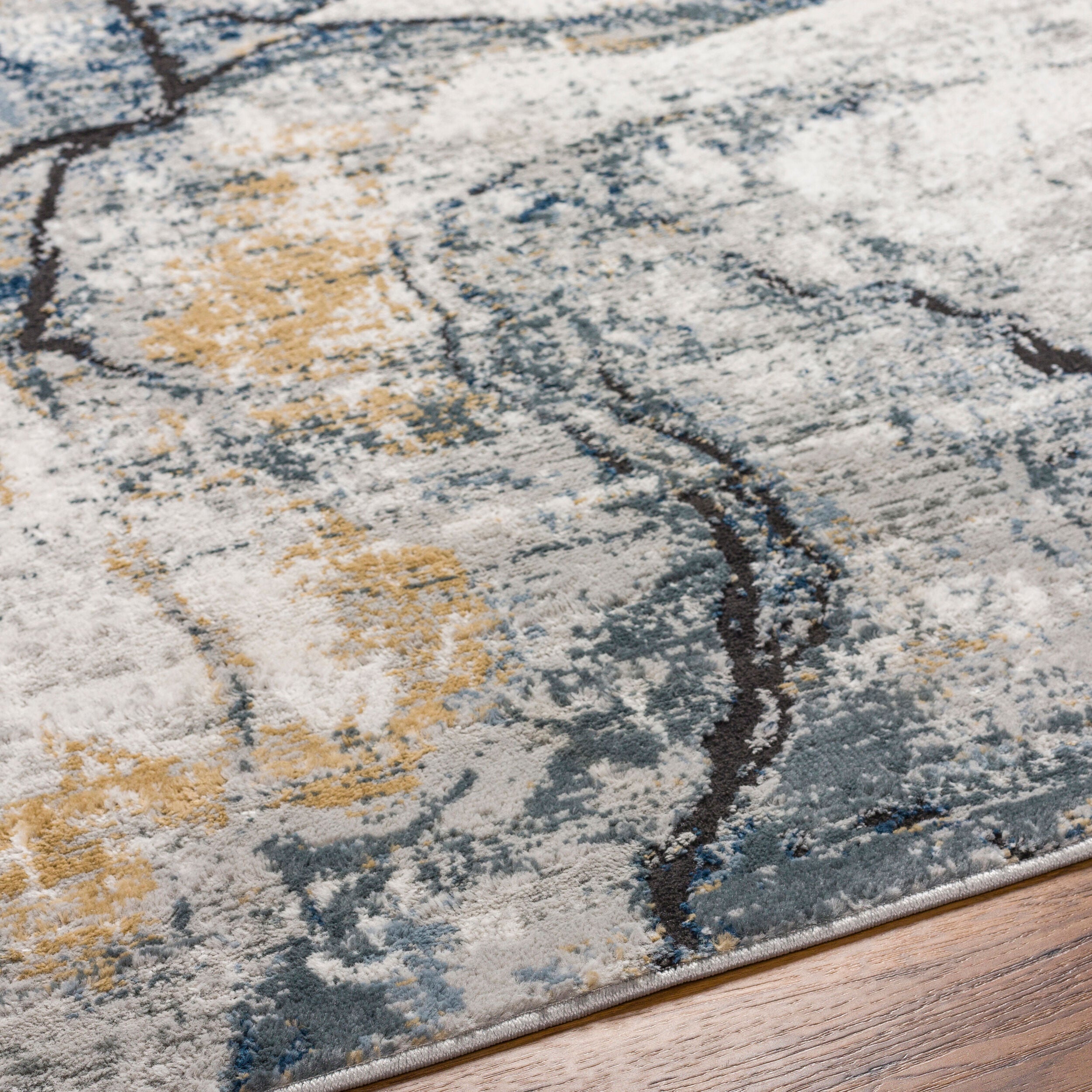 Surya Jolie JLO-2316 Medium Gray Area Rug by LIVABLISS