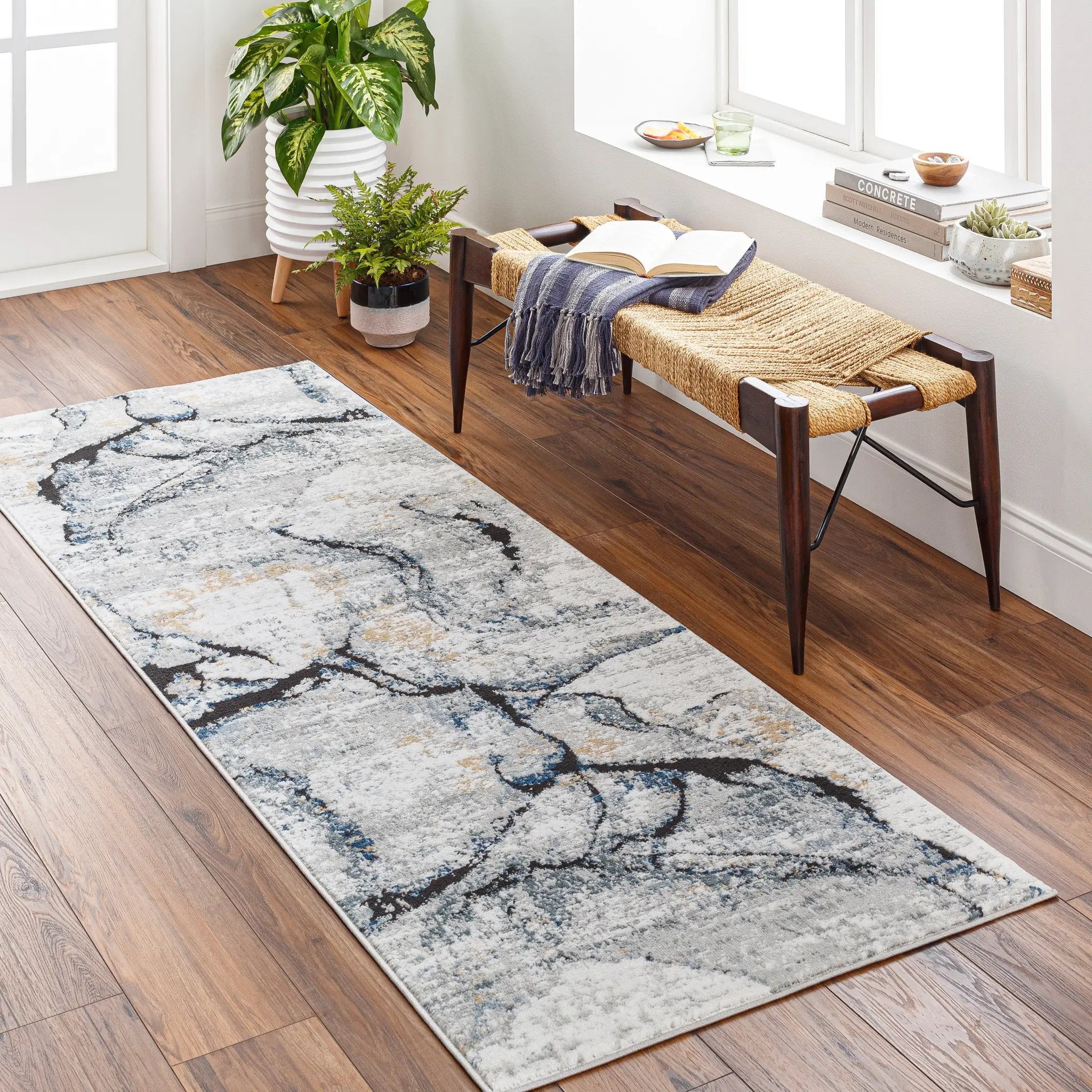Jolie JLO-2316 Medium-Gray Area Rug by LIVABLISS