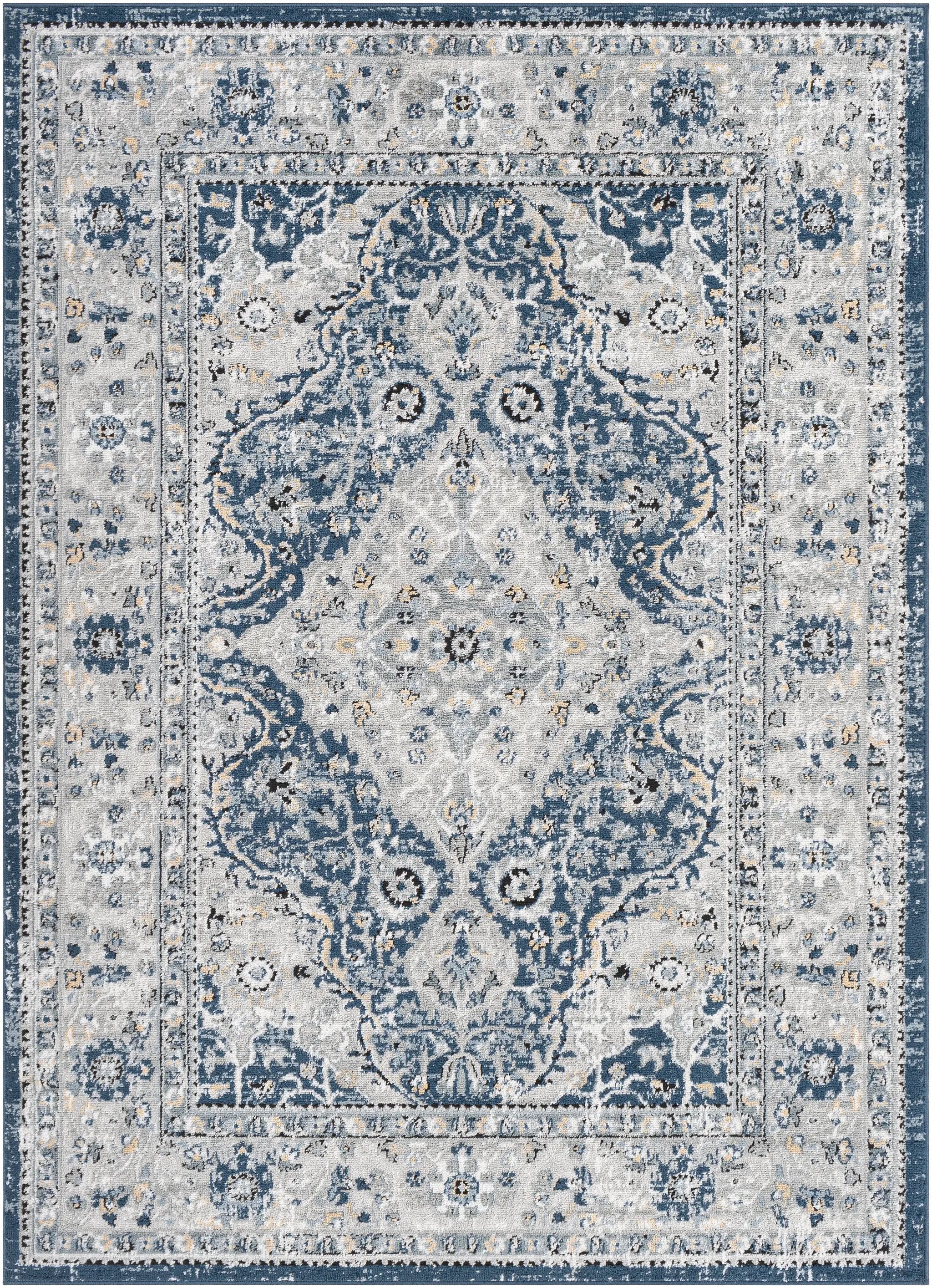 Jolie JLO-2326 Dark-Blue Area Rug by LIVABLISS