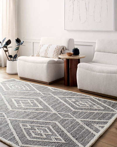 Surya Jules JLS-2300 Slate Gray Area Rug by LIVABLISS