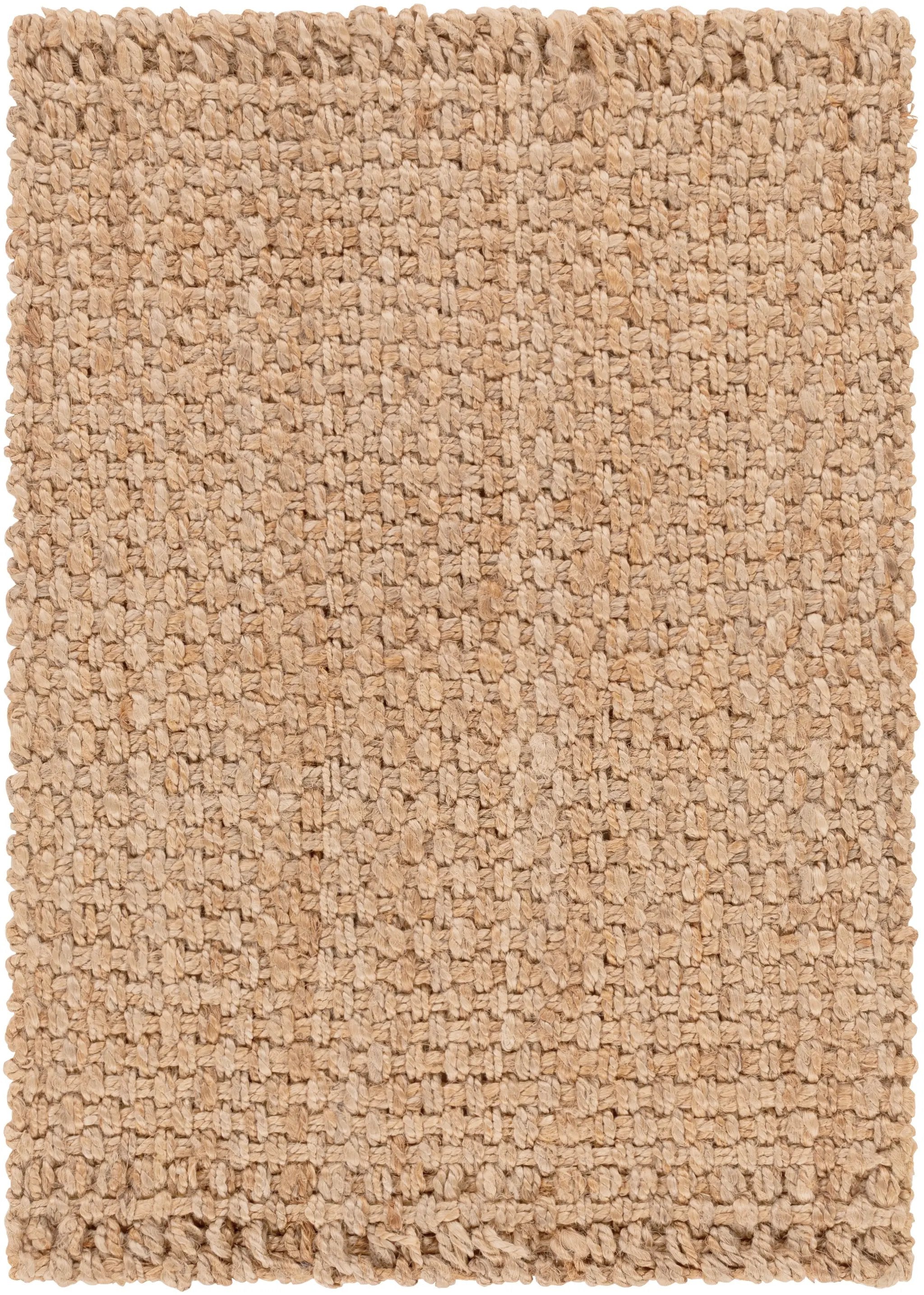 Jute Woven JS-2 Brown Area Rug by LIVABLISS