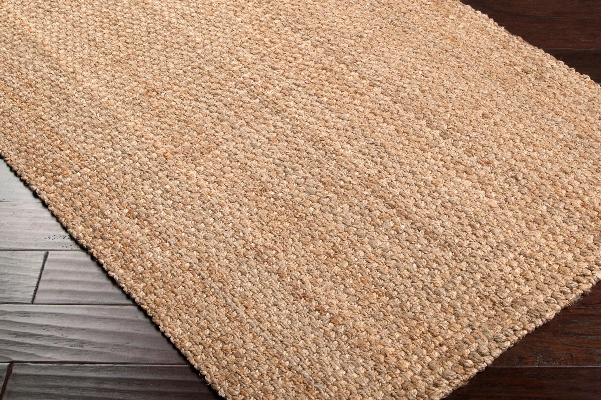 Jute Woven JS-2 Brown Area Rug by LIVABLISS