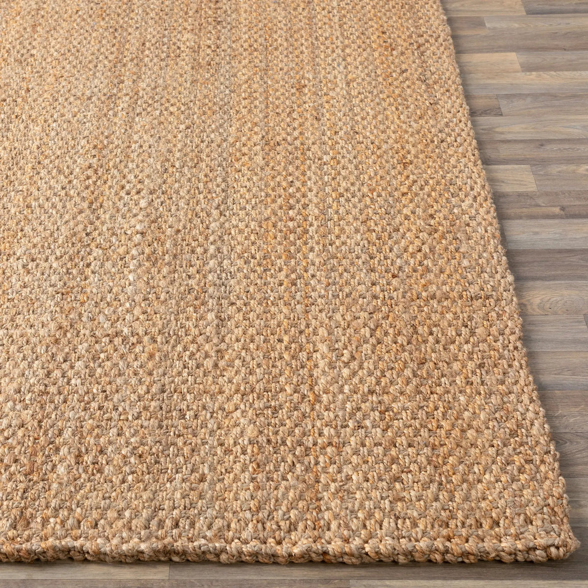 Jute Woven JS-2 Brown Area Rug by LIVABLISS