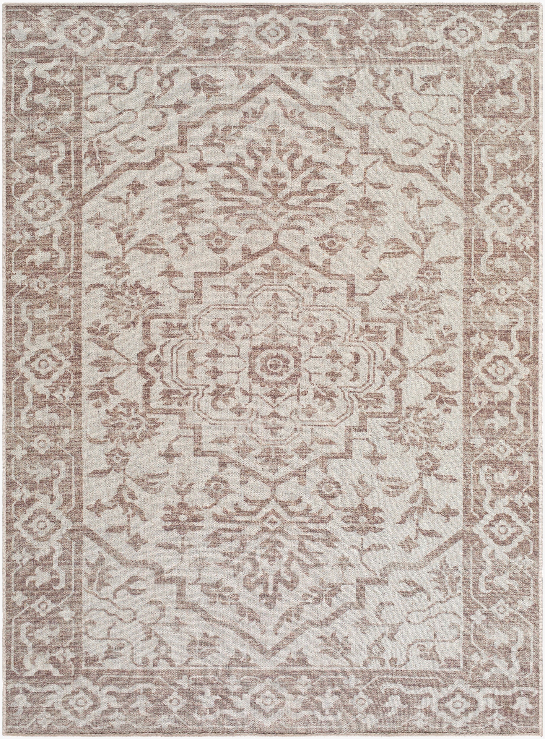 Surya Judie JUD-2304 Beige Machine Washable Area Rug by LIVABLISS
