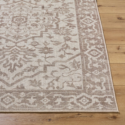 Surya Judie JUD-2304 Beige Machine Washable Area Rug by LIVABLISS