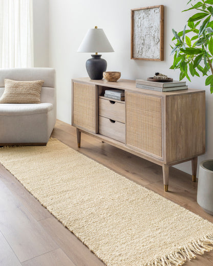 Surya Jute Bleach Ivory Area Rug by LIVABLISS