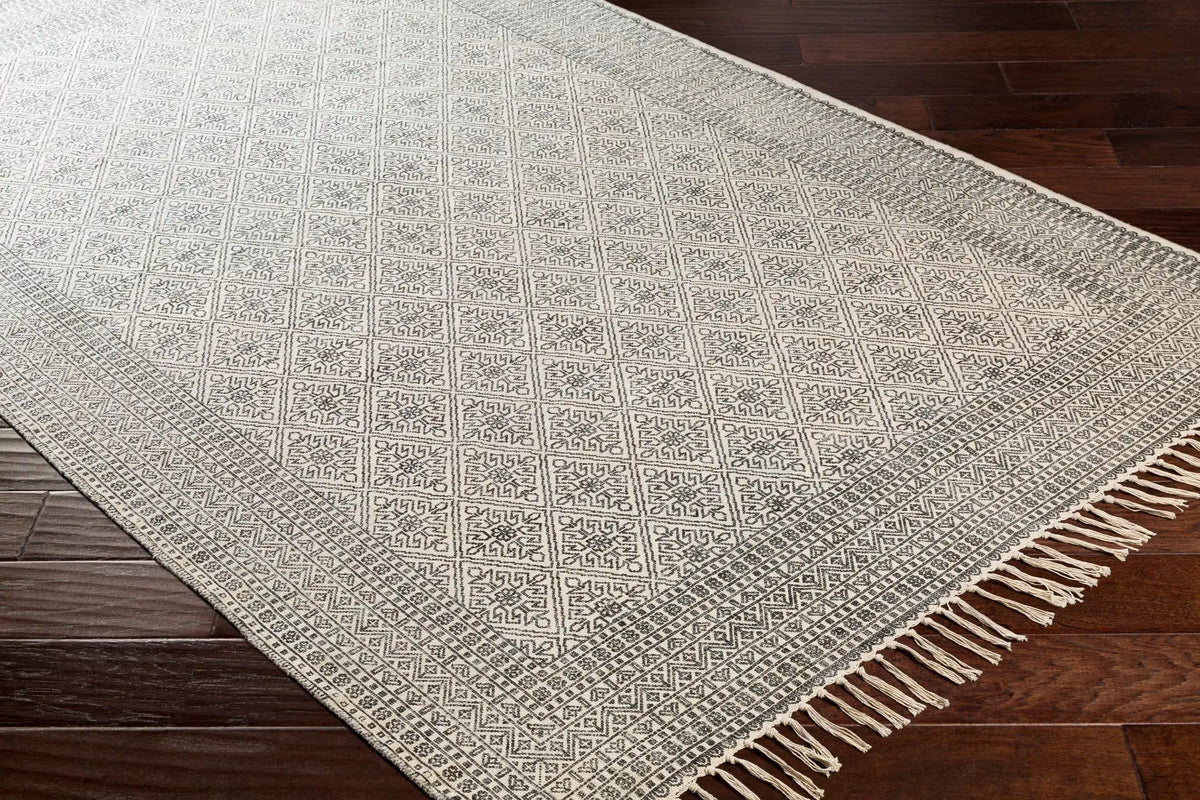 July JUY-2300 Black Area Rug by LIVABLISS