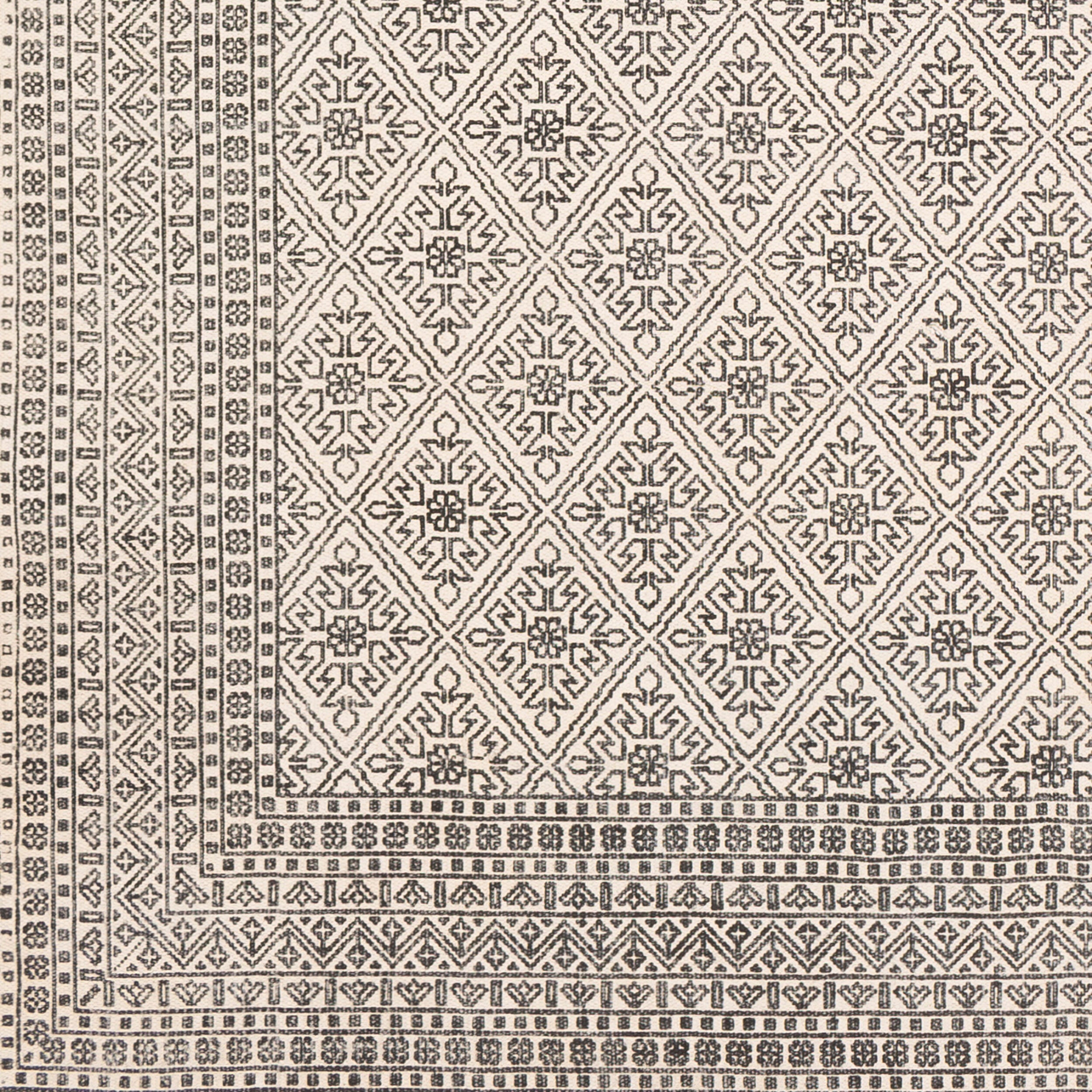 Surya July JUY-2300 Black Area Rug by LIVABLISS