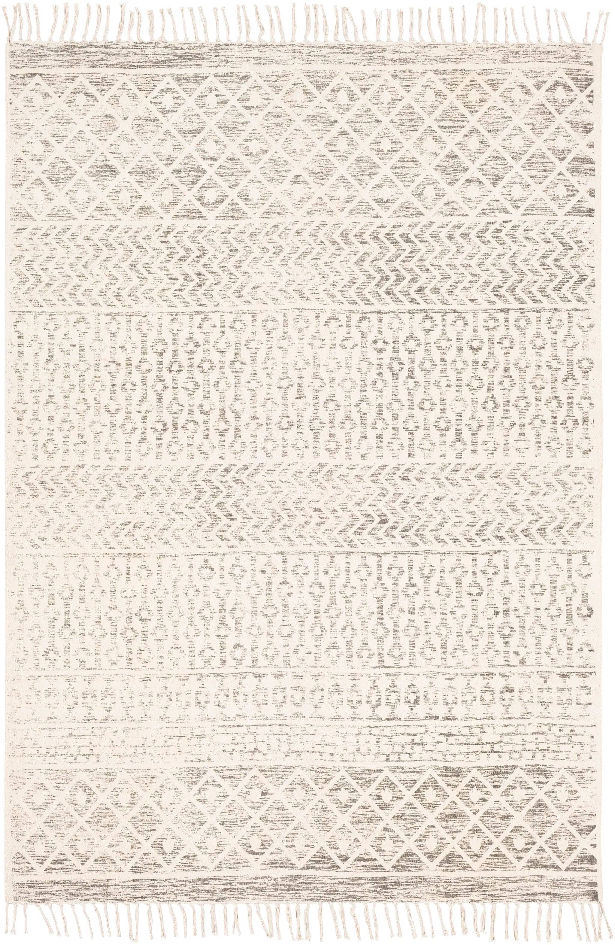 July JUY-2302 Charcoal Area Rug by LIVABLISS