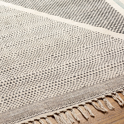 Surya July JUY-2306 Black Area Rug by LIVABLISS
