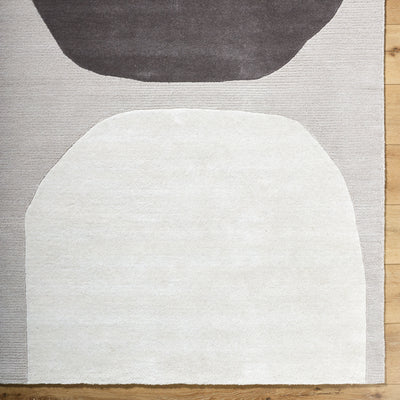 Surya Rossi JWRS-2302 Charcoal Area Rug by LIVABLISS