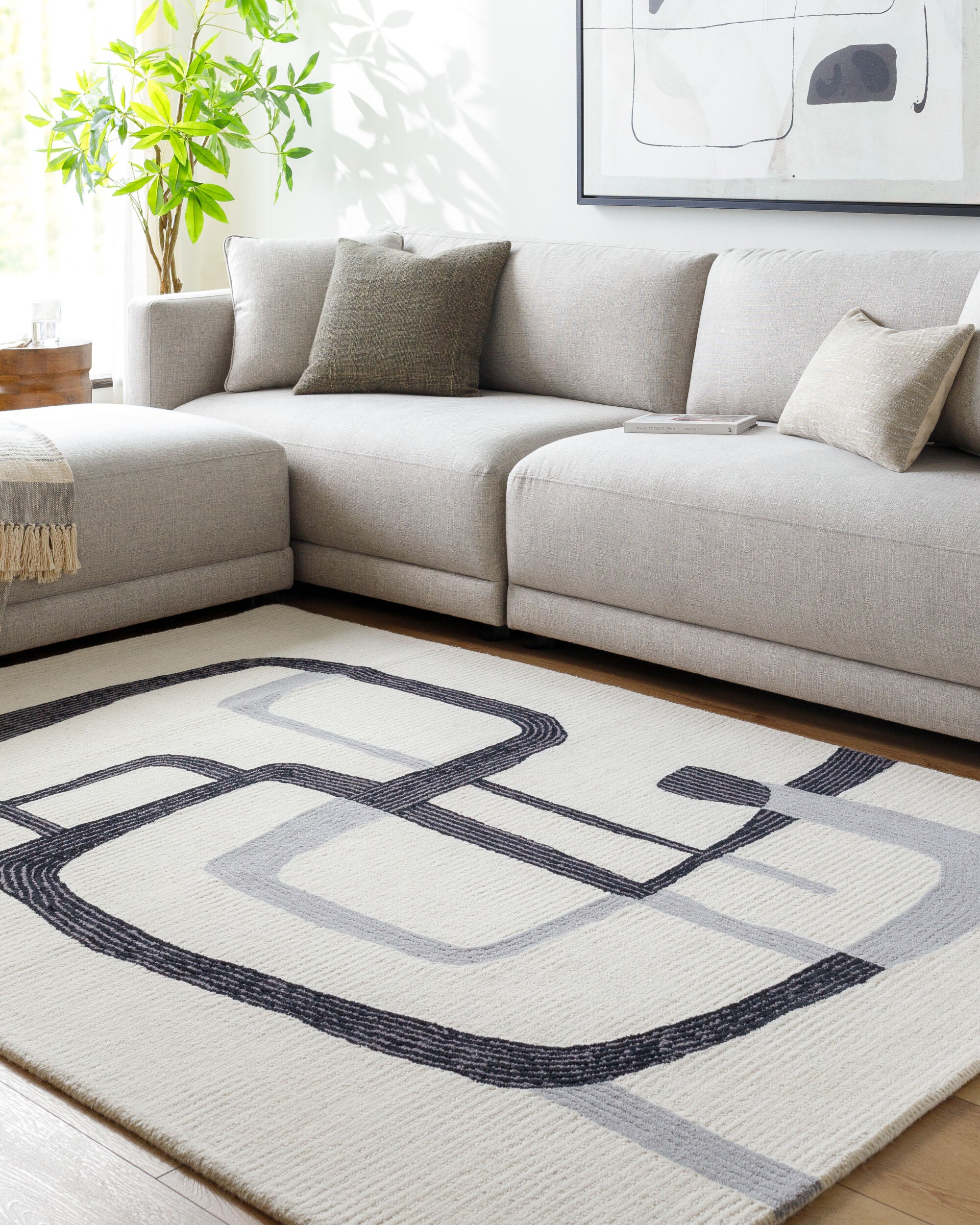 Surya Rossi JWRS-2306 Ivory Area Rug by LIVABLISS