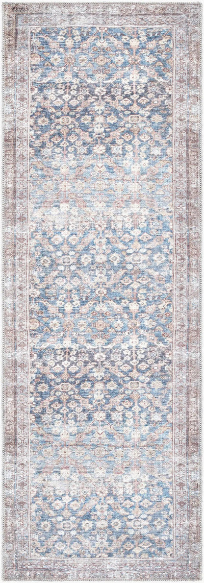 Jenni Yolo Home x LIVABLISS Amelia JYAL-2302 Slate-Blue Area Rug