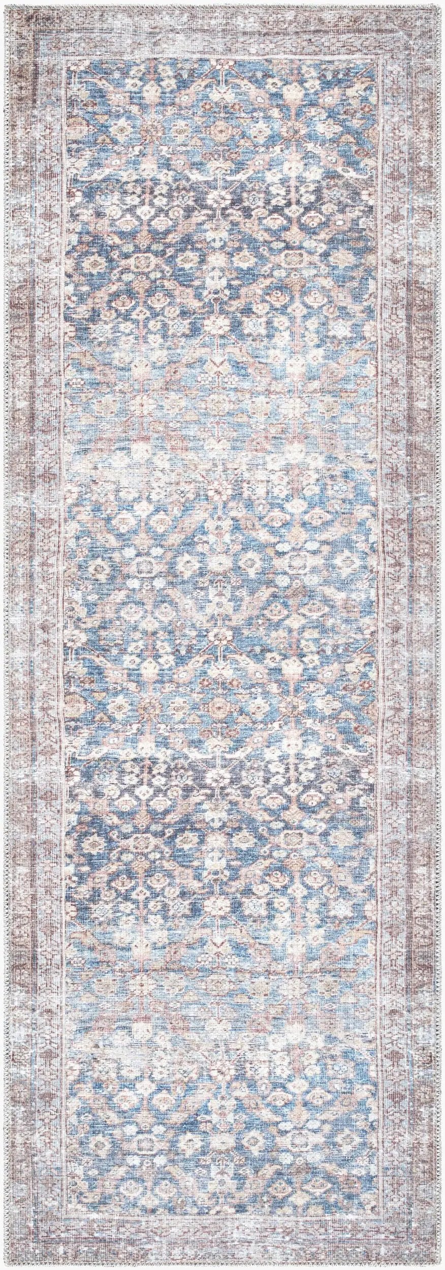 Jenni Yolo Home x LIVABLISS Amelia JYAL-2302 Slate-Blue Area Rug