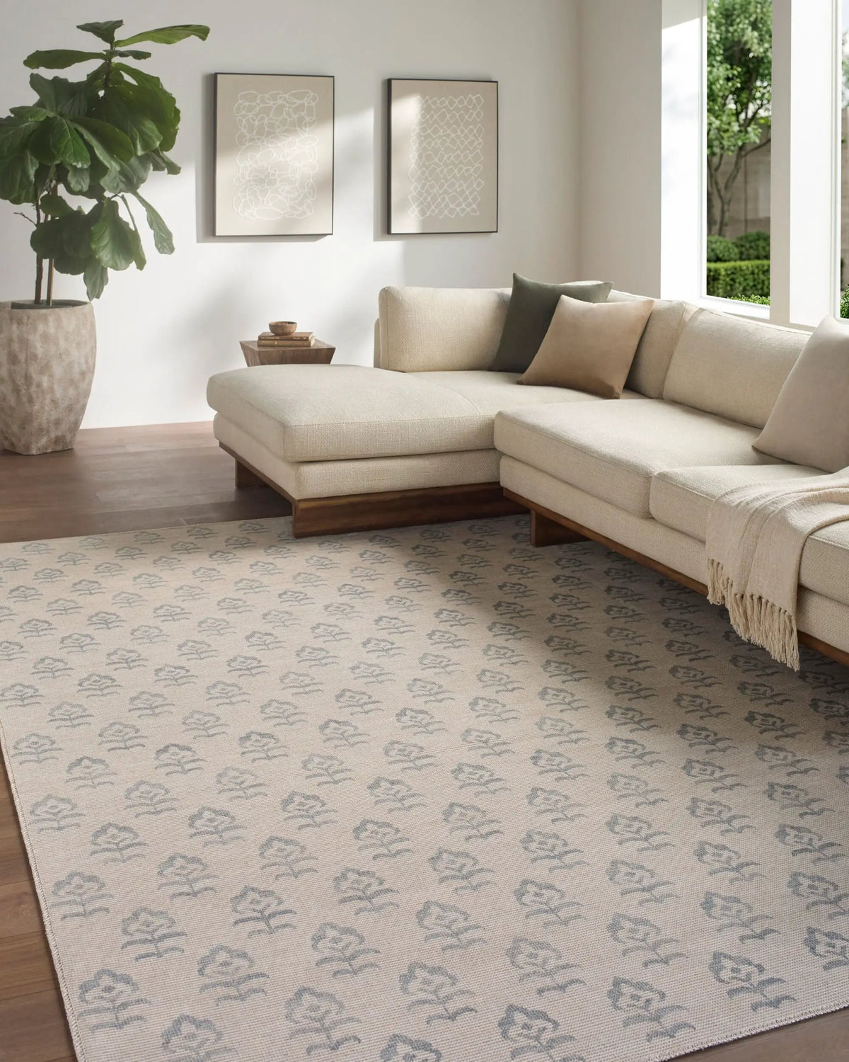 Livabliss x Jenni Yolo Home Flora JYFL-2304 Ivory Area Rug