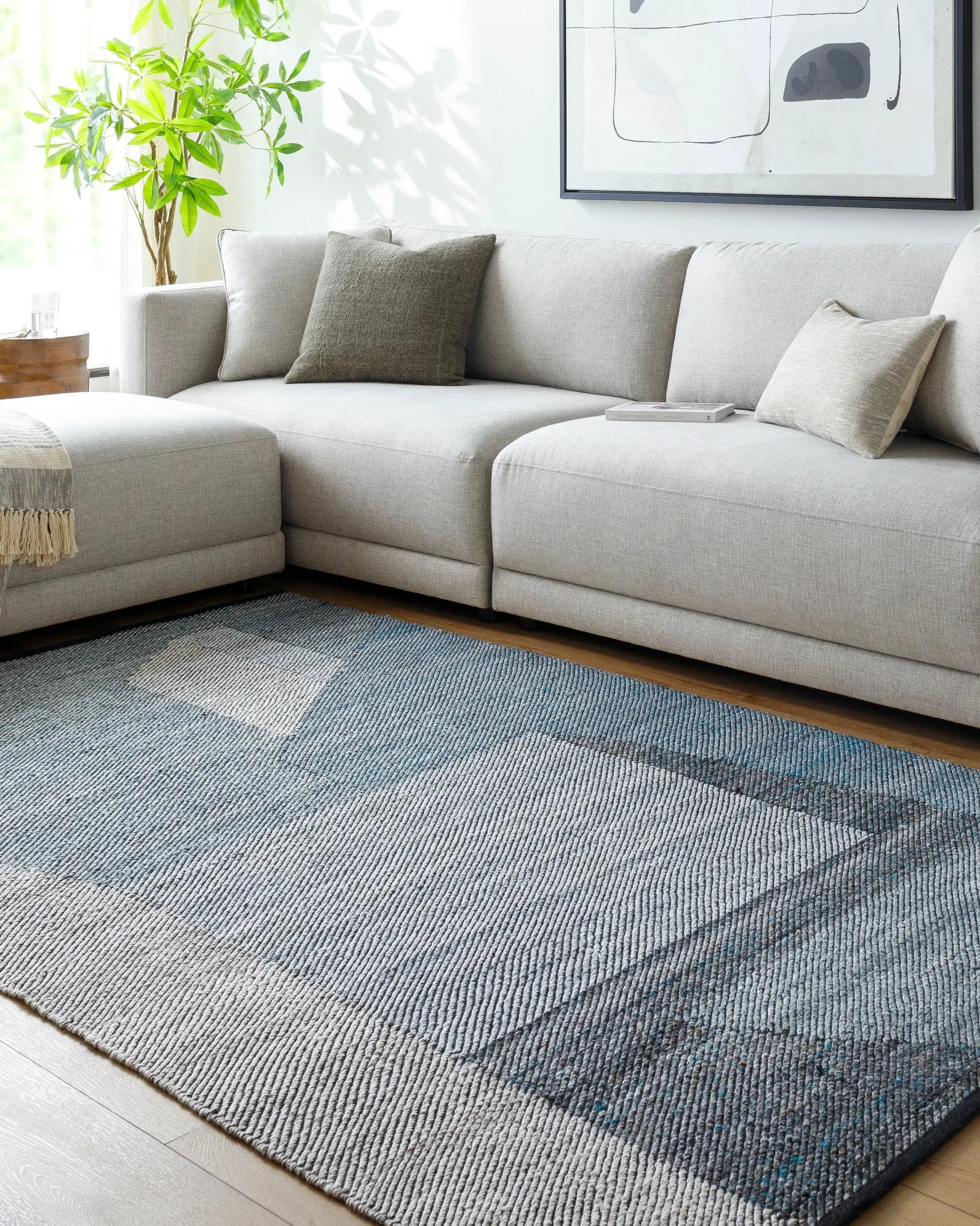 Jocelyn JYN-2300 Slate-Gray Area Rug by LIVABLISS