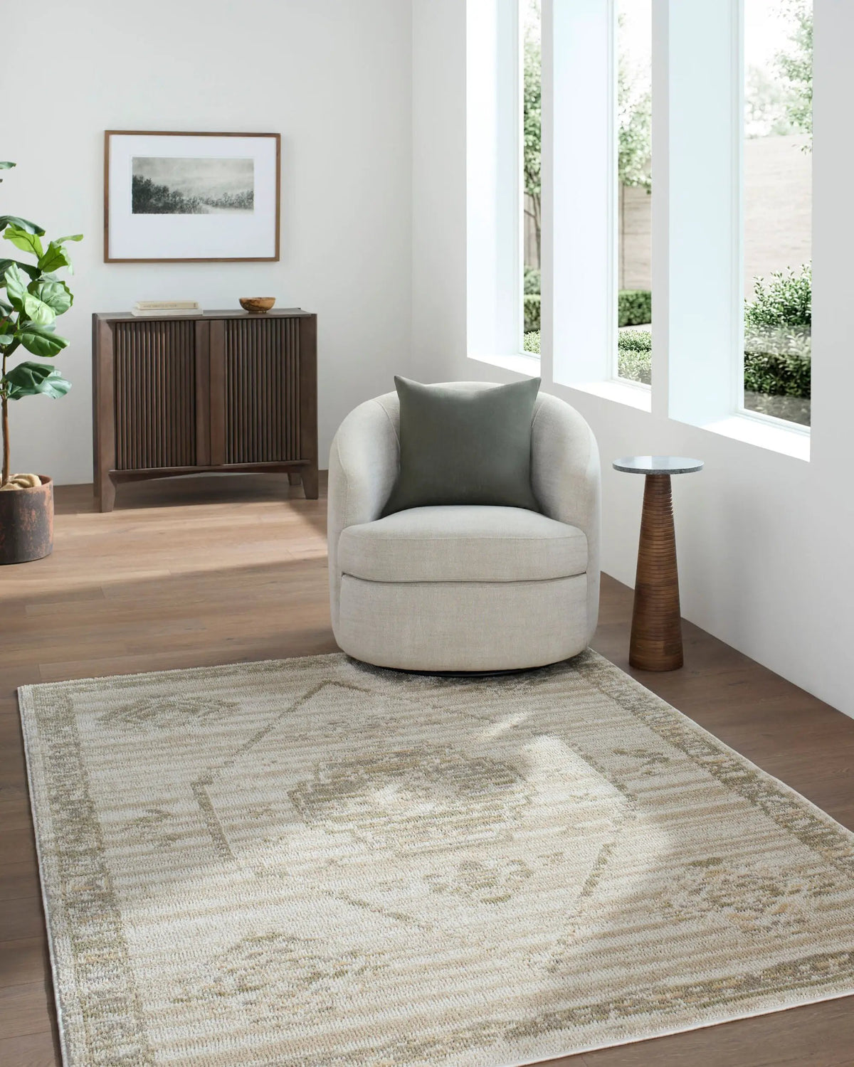 LIVABLISS Jazz JZZ-2300 Off-White Area Rug