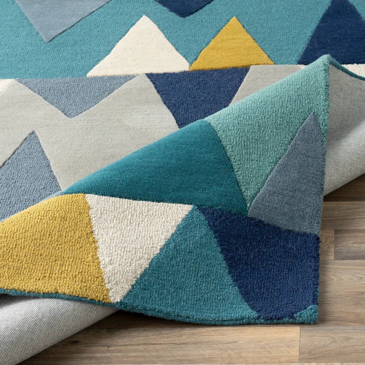 Kennedy KDY-3012 Blue Area Rug by LIVABLISS