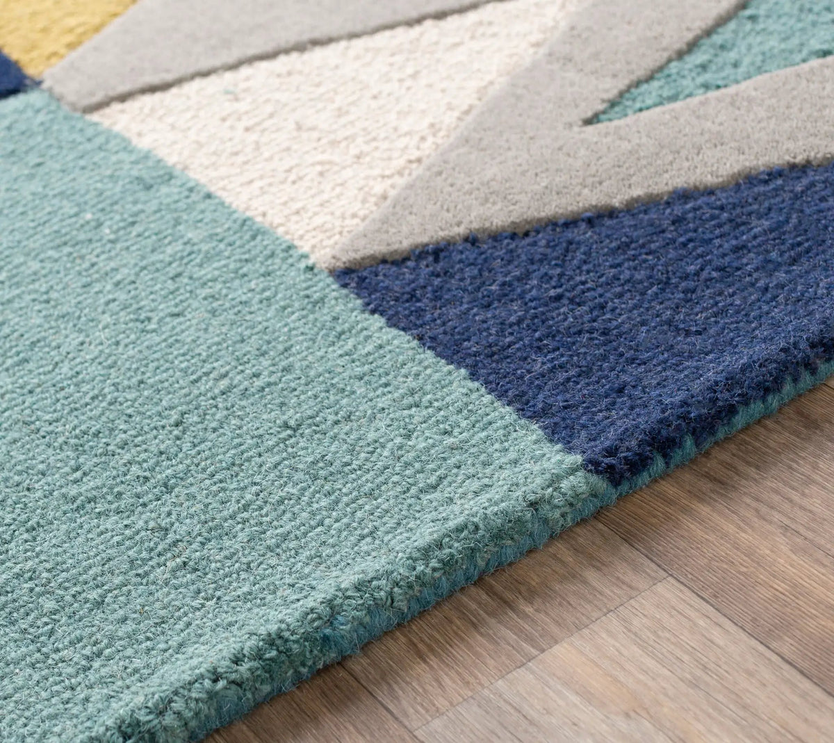 Kennedy KDY-3012 Blue Area Rug by LIVABLISS