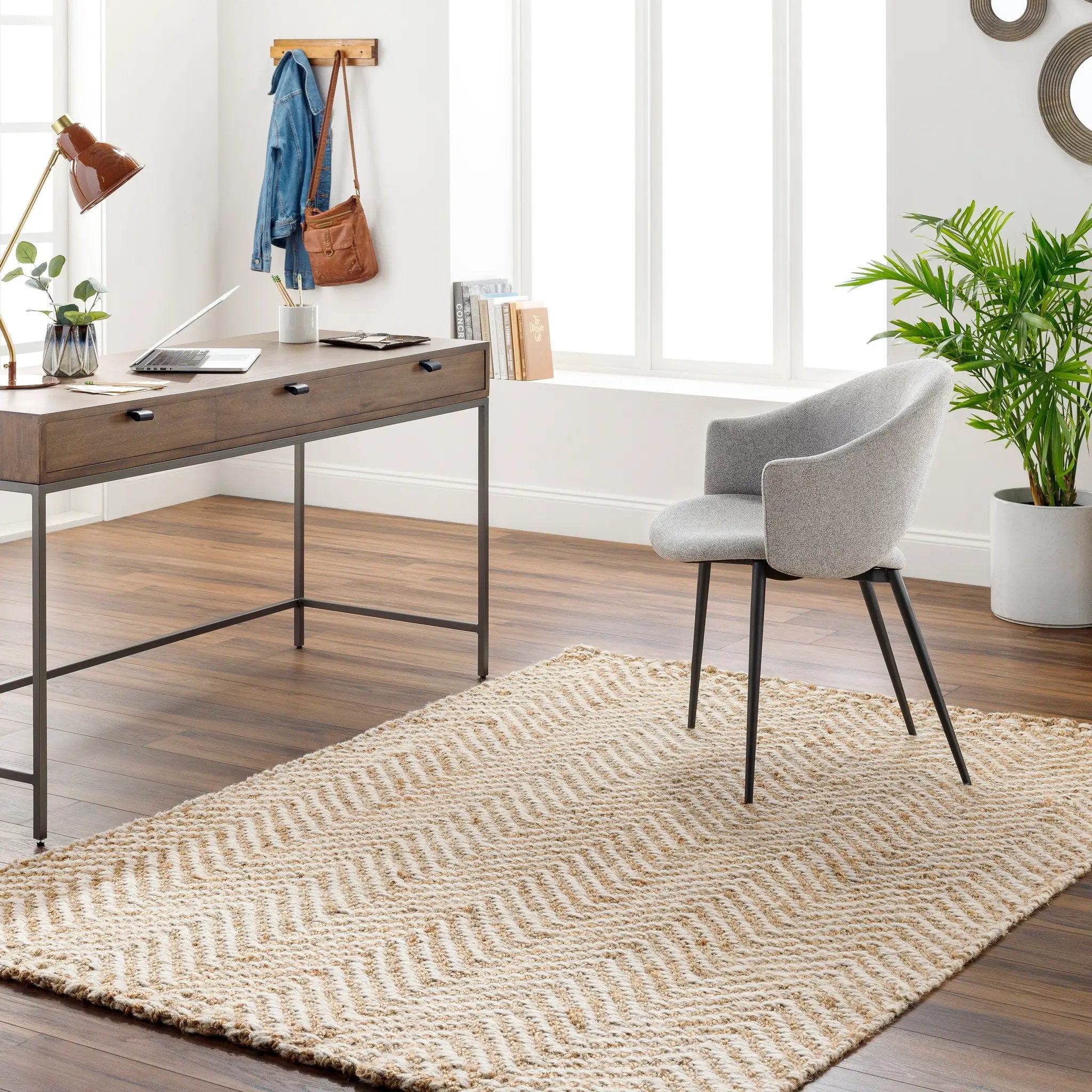Kerala KER-2302 Light-Beige Area Rug by LIVABLISS