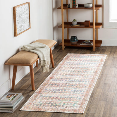 Surya Kemer KMR-2304 Bright Blue Machine Washable Area Rug by LIVABLISS