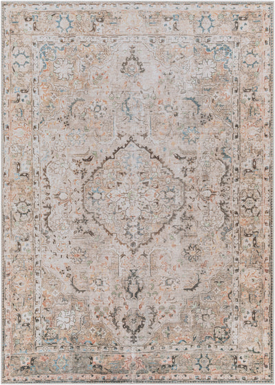 Surya Kemer KMR-2306 Grass Green Machine Washable Area Rug by LIVABLISS