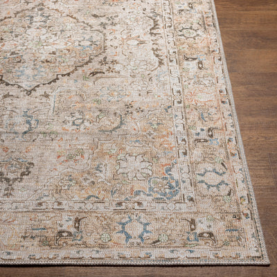 Surya Kemer KMR-2306 Grass Green Machine Washable Area Rug by LIVABLISS