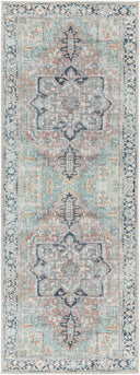 Surya Kemer KMR-2307 Seafoam Machine Washable Area Rug by LIVABLISS