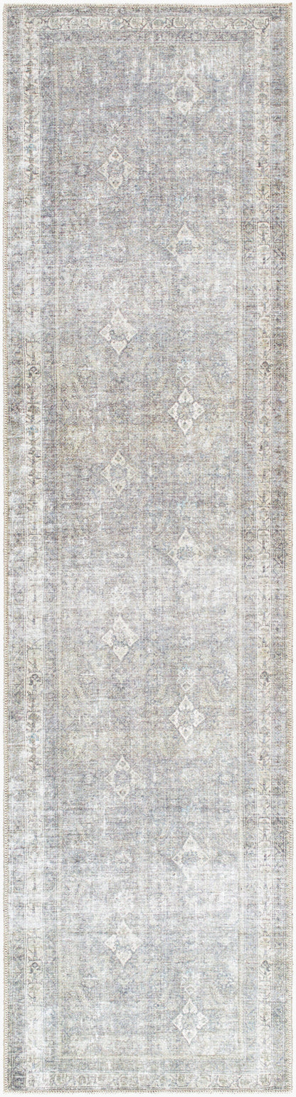 Surya Kemer KMR-2311 Sage Machine Washable Area Rug by LIVABLISS