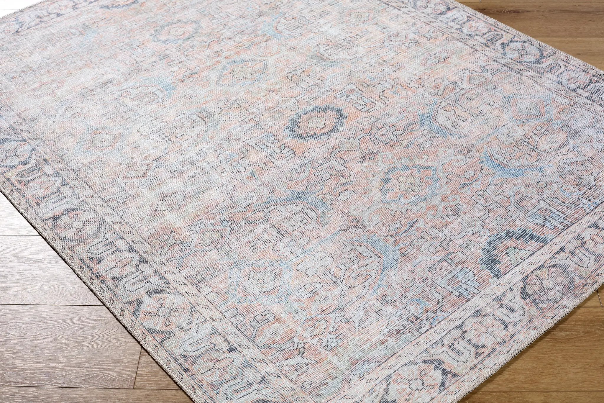 Kemer KMR-2312 Tan Area Rug by LIVABLISS