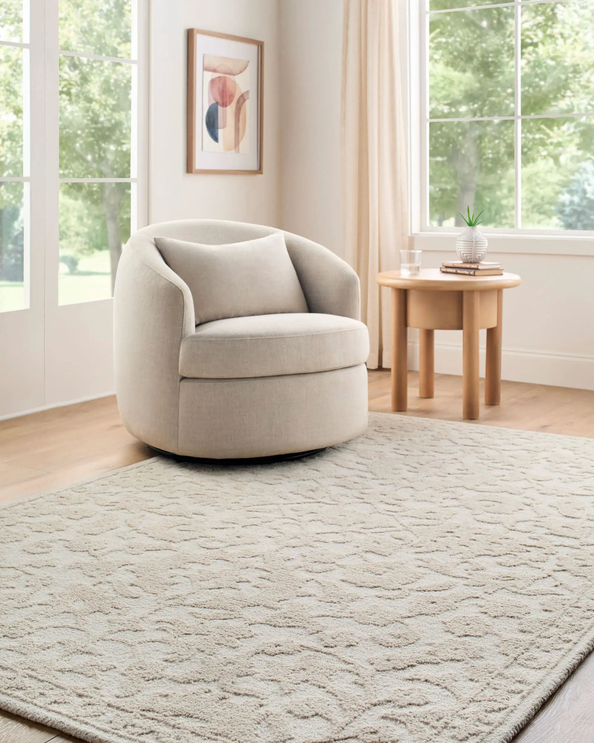 LIVABLISS Konya KON-2300 Ecru Area Rug