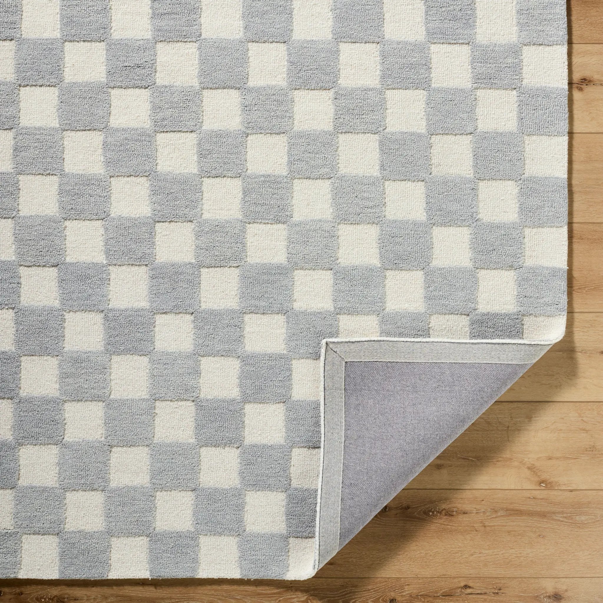 Klopp KPP-2300 Pewter Area Rug by LIVABLISS
