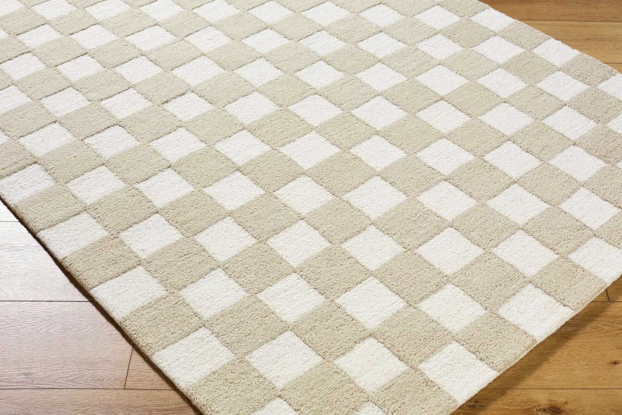 Klopp KPP-2302 Beige Area Rug by LIVABLISS