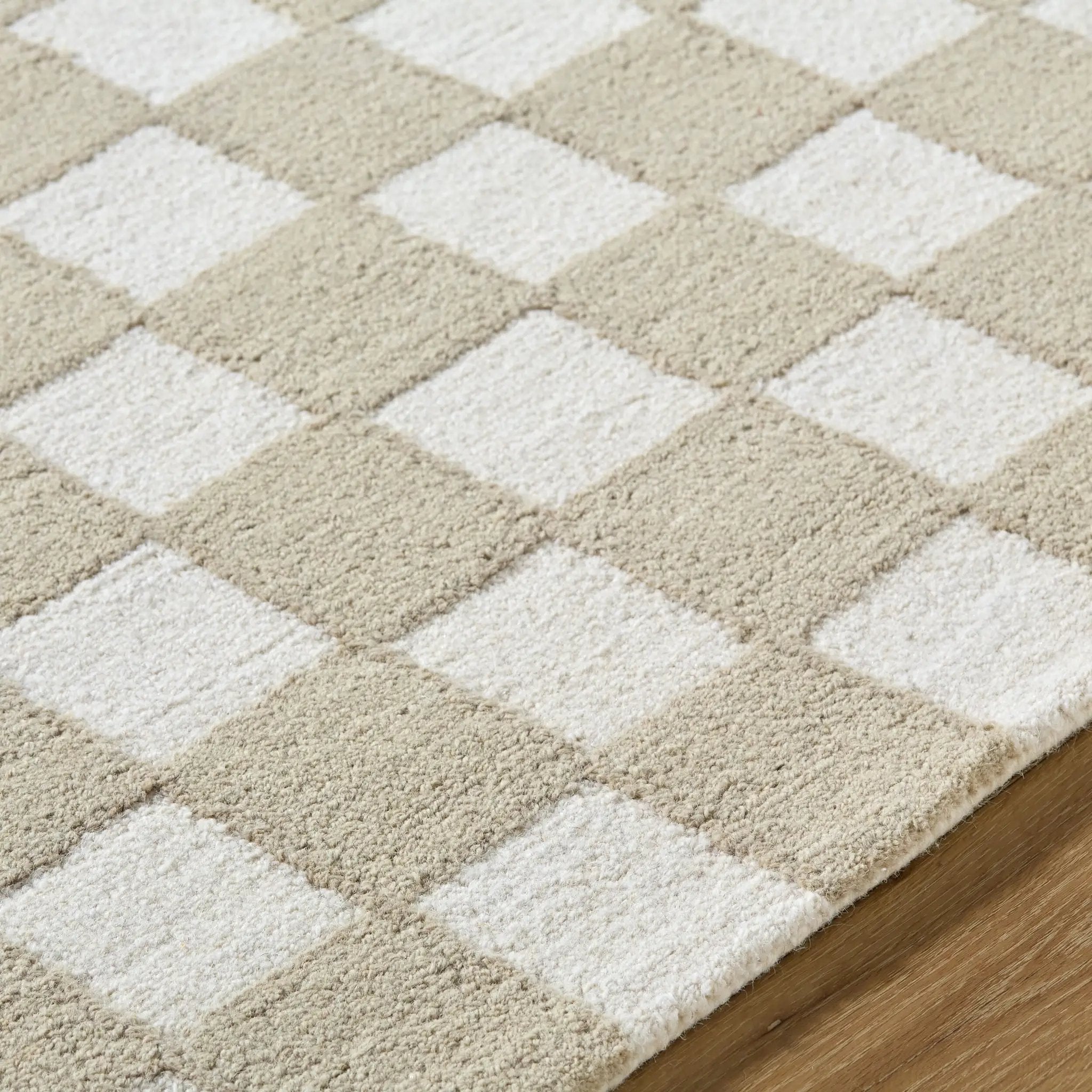 Klopp KPP-2302 Beige Area Rug by LIVABLISS