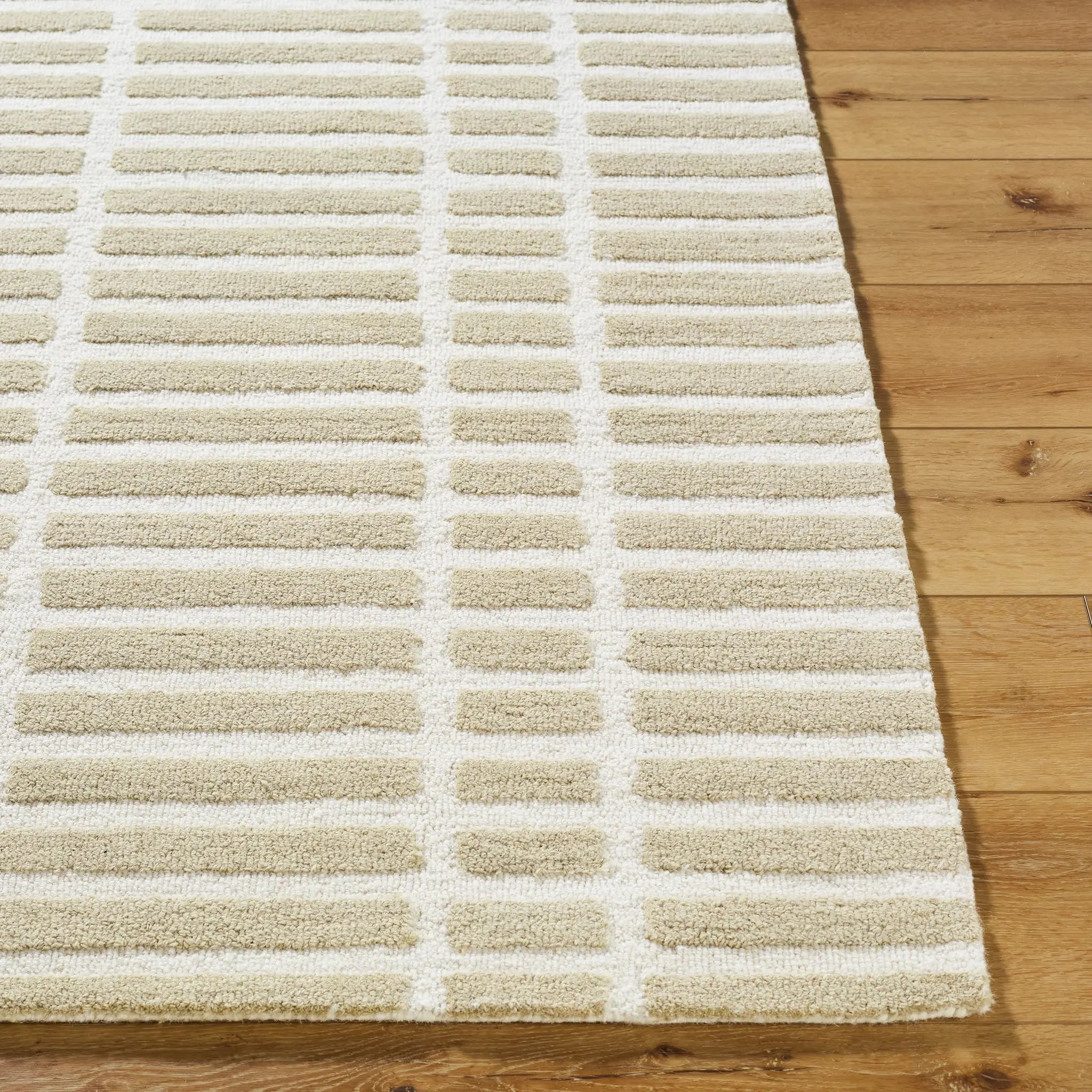 Klopp KPP-2306 Beige Area Rug by LIVABLISS