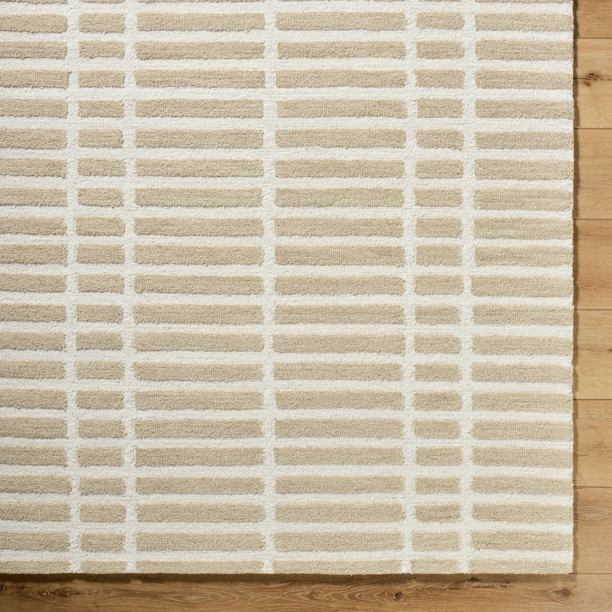Klopp KPP-2306 Beige Area Rug by LIVABLISS