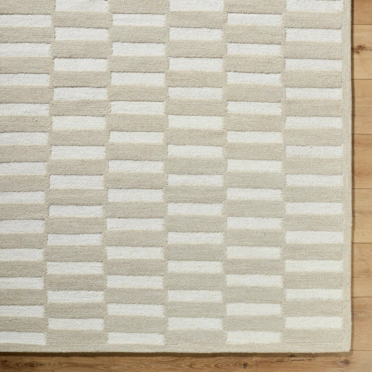 Klopp KPP-2308 Beige Area Rug by LIVABLISS