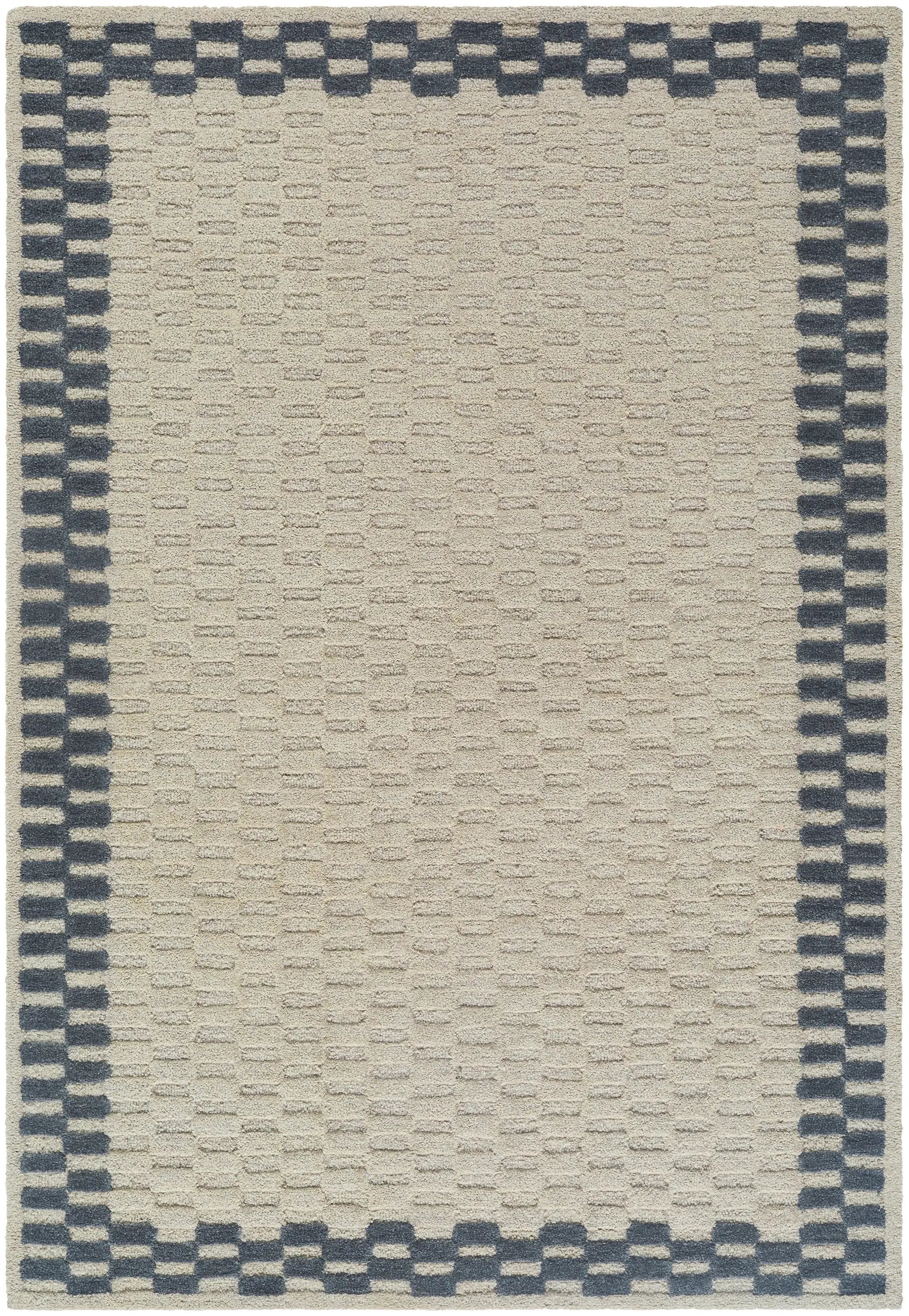 Klopp KPP-2309 Ivory Area Rug by LIVABLISS