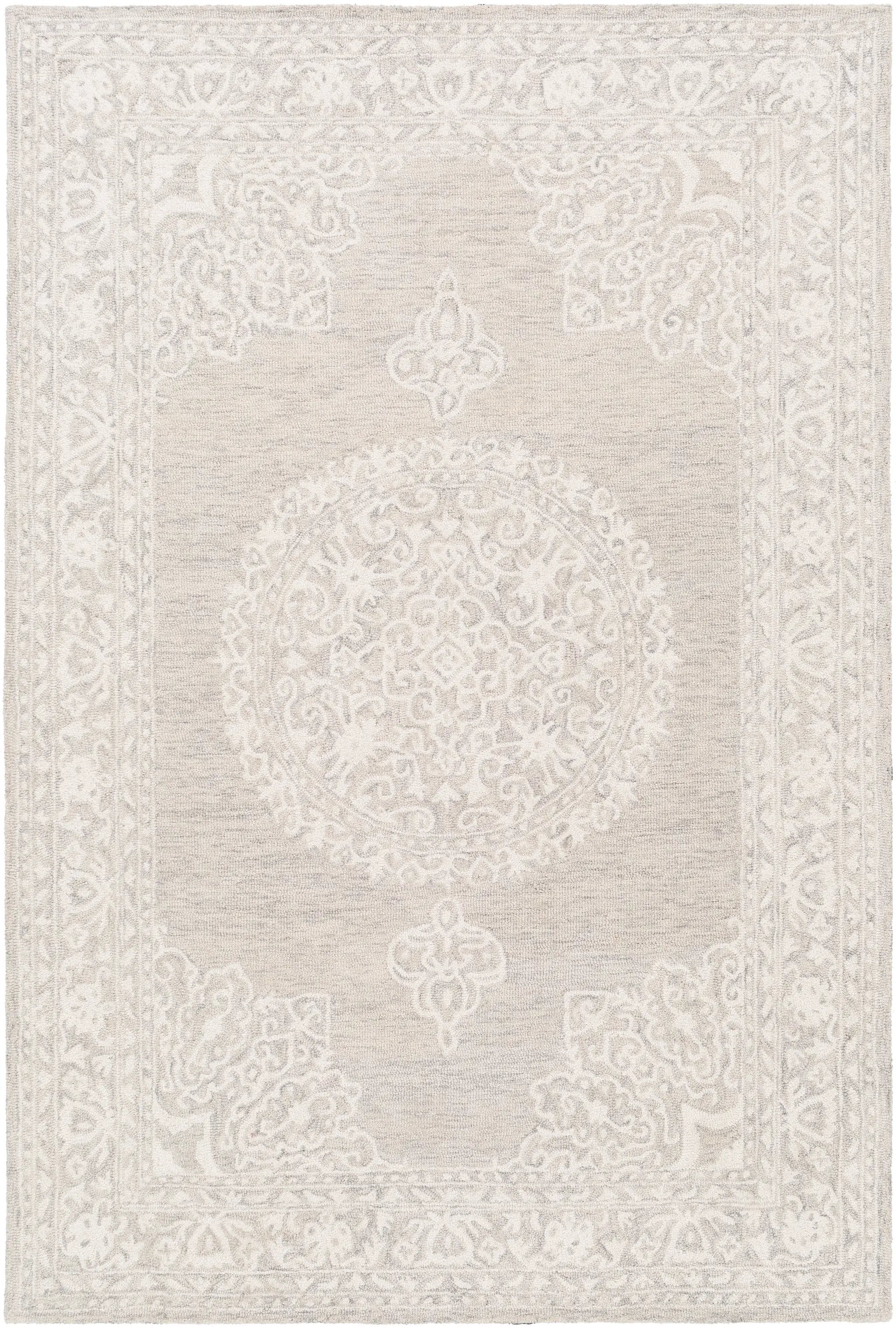 Kayseri KSR-2313 Light-Beige Area Rug by LIVABLISS
