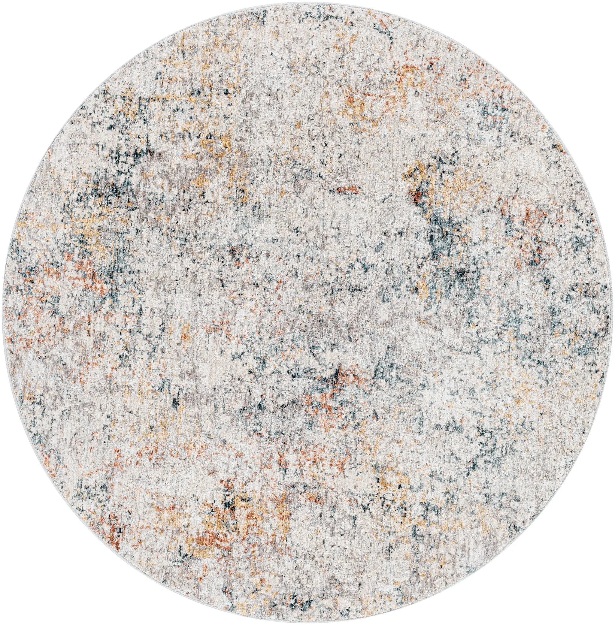 Laila LAA-2304 Light-Gray Area Rug by LIVABLISS