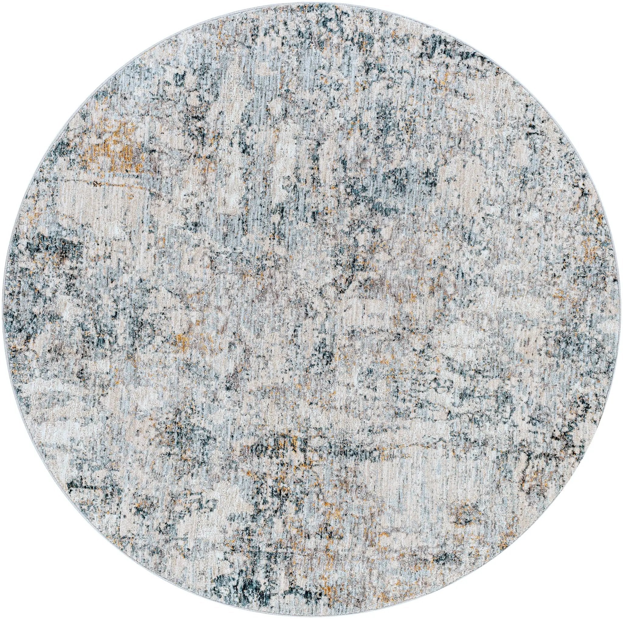 Laila LAA-2305 Pale-Blue Area Rug by LIVABLISS