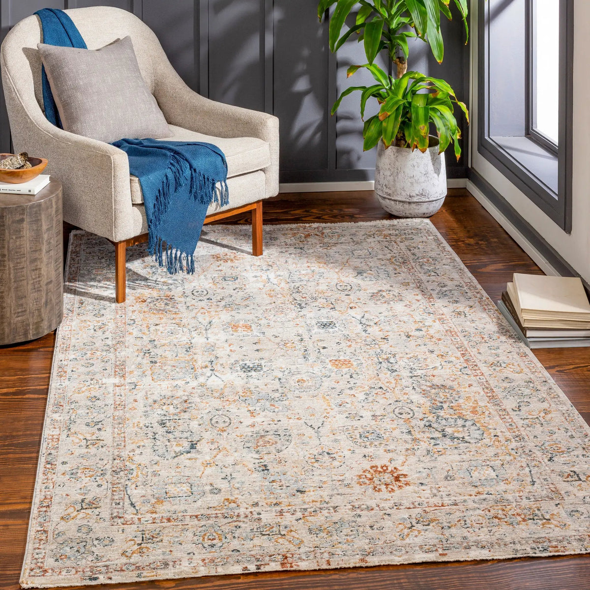 LIVABLISS Laila LAA-2317 Teal Area Rug